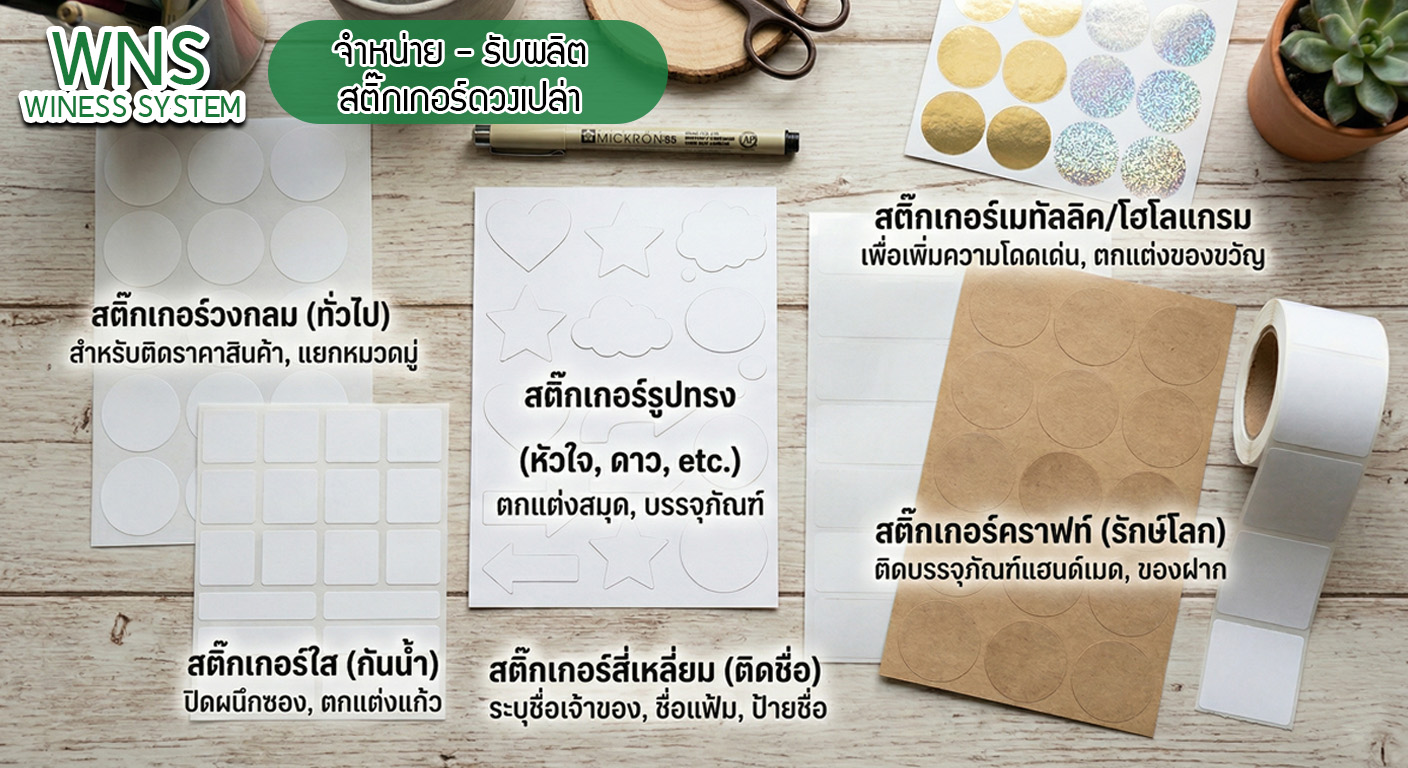 Winess System, บริษัท ไวซ เนส ซีสเต็มส์ จำกัด, รับผลิตฉลากตราสินค้า, จำหน่ายบาสติ๊เกอร์ดวงเปล่า, จำหน่ายลาเบล, ลาเบล, สติ๊เกอร์ดวงเปล่า, จำหน่ายสติ๊กเกอร์ดวงเปล่า, สเเกนเนอร์บาร์โค๊ด, โปรเเกรมพิมพ์บาร์โค๊ด, เครื่องพิมพ์บาร์โค๊ด, จำหน่ายเครื่องพิมพ์บาร์โค๊ด, จำหน่ายเครื่องปริ้นท์บาร์โค๊ด